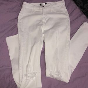 White jeans